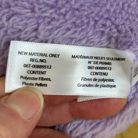 Animal Adventure Purple Bunny Plush Rabbit Corduroy Floppy Ears Feet 12 Inches - Picture 12 of 15